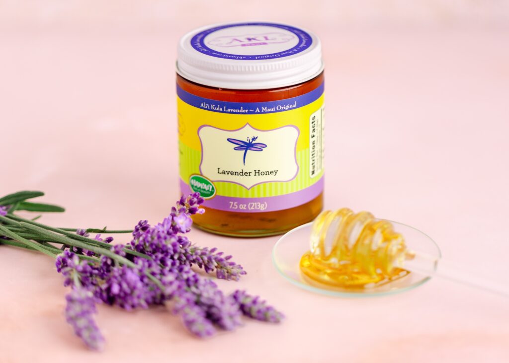 ali'i lavender honey kula lavender farm leiohu cosmetics