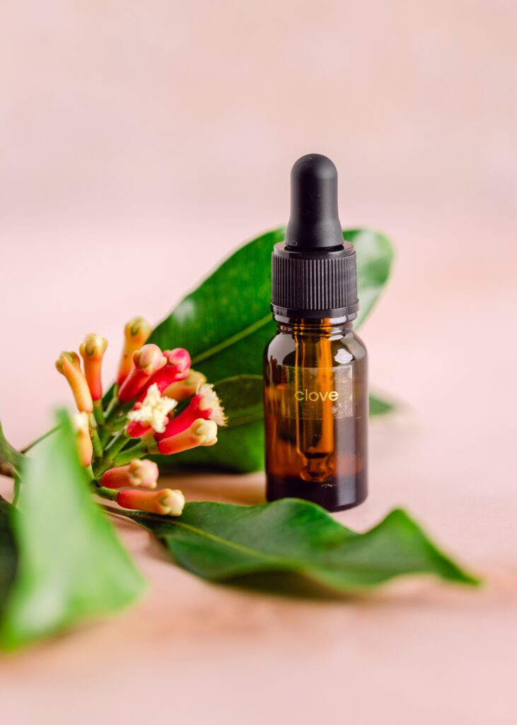 clove essential oil at maui beauty workshop